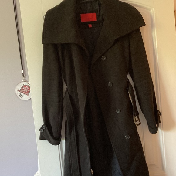 Mango suit belted fall coat size medium - Picture 6 of 8